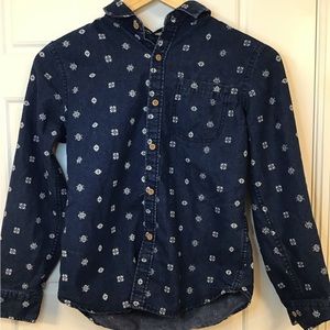Urban Kids Blue Button Down Jacket